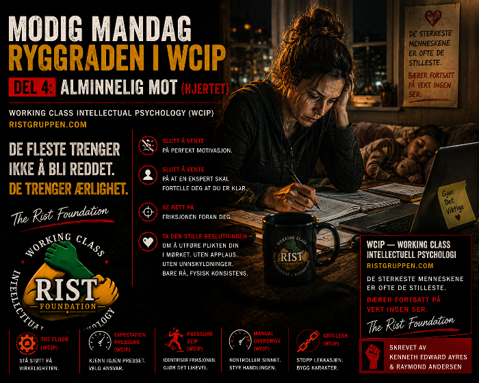 Wcip Modig Mandag — Ryggraden i WCIP Del 4: Alminnelig Mot (Hjertet) | The ...